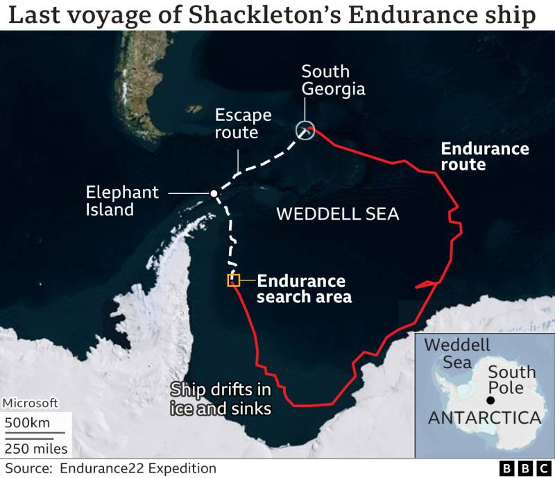 Ναυάγιο στην Ανταρκτική: Βρέθηκε το ιστορικό «Endurance» 3.000 μέτρα κάτω από τους πάγους